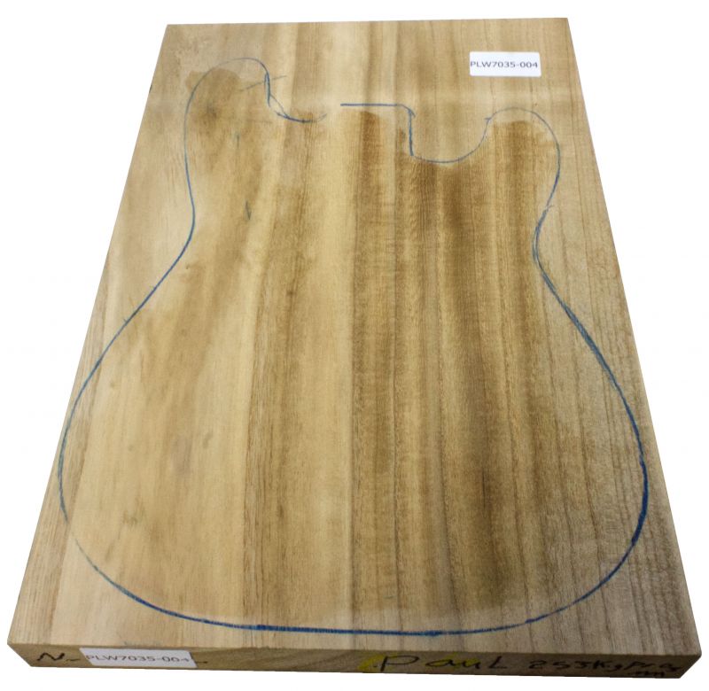 Body Paulownia, Unique Piece #004, 1-pc., 537x350x42mm